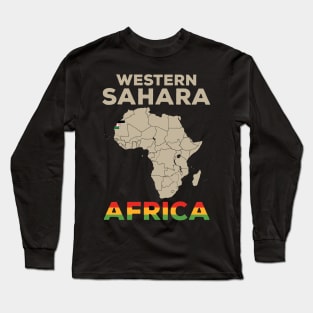 Western Sahara-Africa Long Sleeve T-Shirt